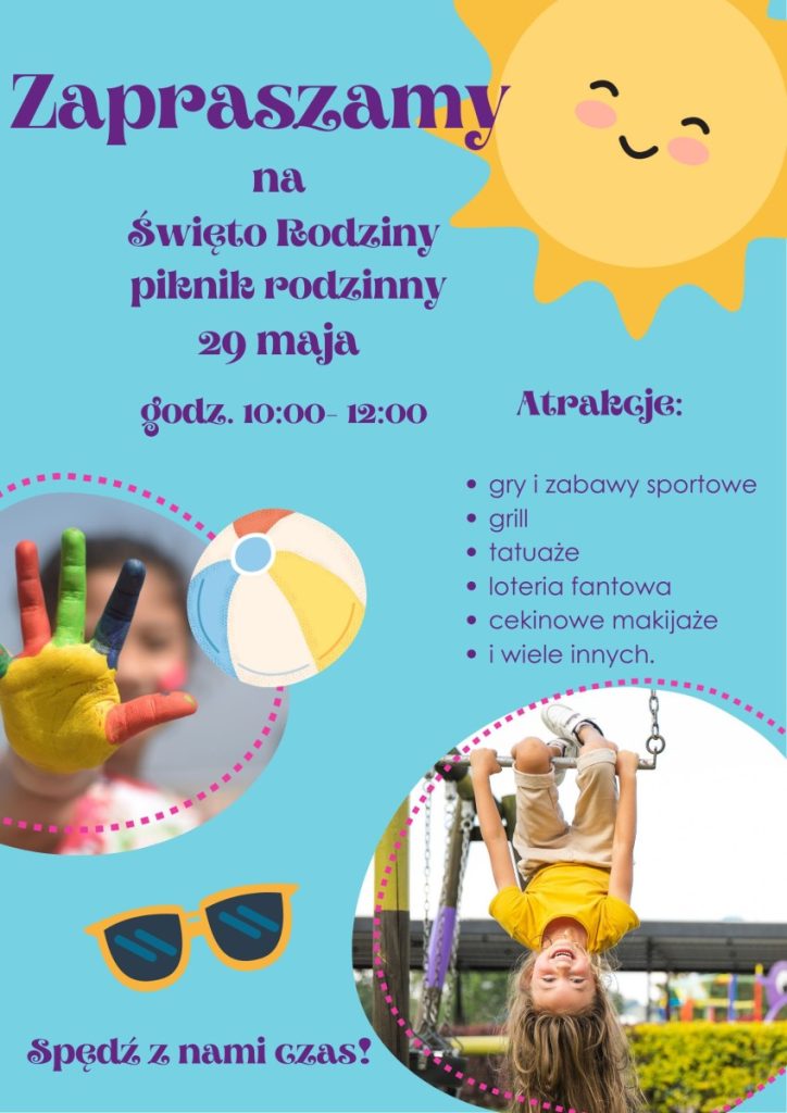 zaproszenie na piknik 95.05.2026 godz. 9:00